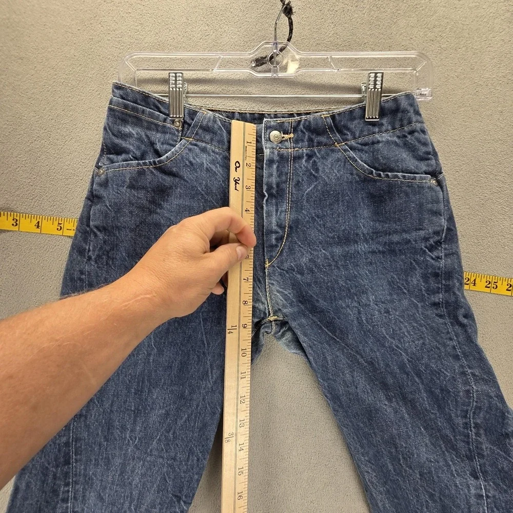 Vintage Levis Engineered Jeans Mens Blue Twisted One Pocket Zip Fly Fits 26x26